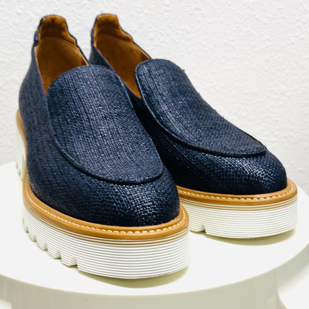 M. Gemi Woven Platform Loafers - Picture 2 of 9